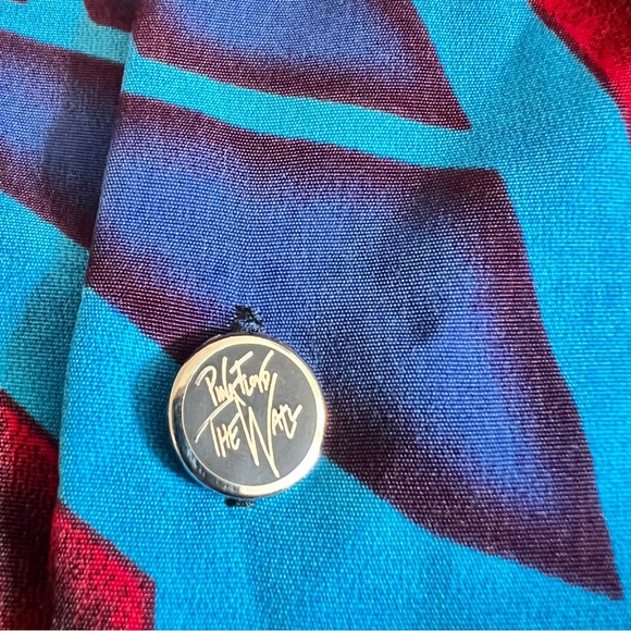 Vintage Pink Floyd “The Wall” Scream Face Button Up Shirt Size L - Picture 2 of 16